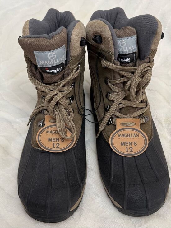 Magellan Outdoors Olive Brown Waterproof Hiking Boots main image 5